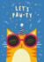 cat pawty Birthday Card 16439 created by Jessica Eyre