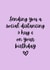 social distancing Birthday Card 42172 created by Roxy Doodles