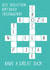 CROSSWORD SELF ISOLATION Birthday Card 24262 created by Jessica Hogarth