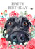 Happy Birthday from the dog created by Jo Scott Art
