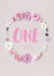 One today flowers 1st birthday card created by Love Lila Photography