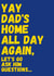 day dad Father's Day Card 33121 created by Flamingo Lingo by Jenny