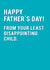 funny cheeky Father's Day Card 28824 created by Redback Cards