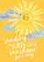 Positivity Sending Sunshine Your Way Card created by Bow & Bell