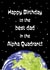 alpha quadrant galaxy Birthday Card 15630 created by size3art