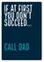 Call dad Father's Day card created by Electric Carp