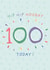 Hip Hip Hooray 100th Birthday Card created by Juniper and Rose Studio