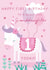 Granddaughter Age 1 Unicorn Birthday Card created by Juniper and Rose Studio
