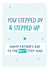 Stepped up adult Father's Day Card 9298 created by Percy & Pearl