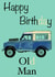 Dad - Land rover - Birthday old man Card 18037 created by Jeffrey Portelli