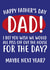 piss off rude Father's Day Card 33613 created by @linesbehind