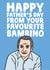Martin Friday Night Dinner Father's Day card 1001 created by Studio Doodles