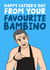 Martin Friday Night Dinner Father's Day Card - From Your Favourite Bambino created by Studio Doodles