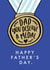 Best Fathers Day Card, Hero Dad - Medal  created by Mrs Best Paper Co.