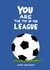 football league Birthday Card 3356 created by Kasia Cards