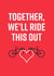 together we'll Love & Friendship Card 11642 created by The Sunday Cyclist