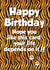 tigerking tiger king Birthday Card 42571 created by Tickled Pink