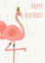 Happy Birthday Flamingo Card 42798 created by Annabel Collins