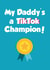 tiktok tik tok Father's Day Card 42577 created by Tickled Pink