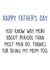 funny single dad Father's Day Card 9121 created by Pack a Punch Designs