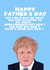 Boris Johnson Father's Day Card created by Filthy Sentiments