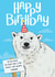 polar bear Birthday Card 17586 created by Wit & Wisdom