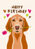 Labrador Retriever Birthday Card for Dog Lover created by Diva Doodle Designs