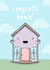 Cute Homie New Home Card - House - Congrats Homie created by The Tipsy Turtle