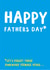 funny father Father's Day Card 38434 created by Huxters