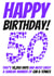 Funny Days and Gins 50th Birthday Card created by Simon