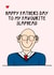 Favourite bald head Father's Day card created by Hello Hatty