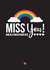 miss you Just because Card 15419 created by A Piece of HeART UK