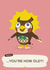Blathers Animal Crossing birthday card created by Rishi