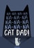 Cat Dad Father's Day card created by Inky in the Wild