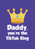 tik tok Father's Day Card 42578 created by Tickled Pink