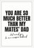 best dad Father's Day Card 40871 created by Peter De Wreede