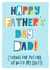 dad father Father's Day Card 42746 created by katie illustrated