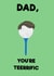Funny birthday card - Dad - Golf - pun. created by Peter Cole Puns