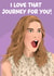 Funny Alexis Rose New Home Card - Schitts Creek - I Love That Journey For You created by Pink + Pip