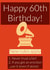 60 60th Birthday Card 15477 created by Joke With A Jab