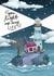 Pretty Lighthouse Pun Just Because Card / Anniversary Card / Valentines Day Card - You Light Up My Life created by Nyassa Hinde
