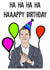 jimmy car comedian Birthday Card 18290 created by Sassybat Designs