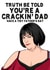 Crackin' Dad Gavin and Stacey Father's Day card created by All Things Banter
