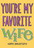 wife my favourite wife Anniversary Card 4613 created by PaperFreckles