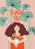 thank you Thank You Card 17591 created by Isabel Canvas