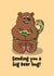 Bear Hug Thinking of You Card created by BeckiLamby