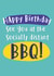 BBQ 2 metre Birthday Card 33632 created by @linesbehind