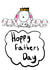 Bunny rabbit Father's Day Card 43356 created by FASNASTIC LTD.