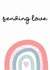 sending love rainbow Just because Card 18785 created by Maialen Correcher
