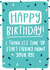 fibbing about your age Birthday Card 18054 created by katie illustrated